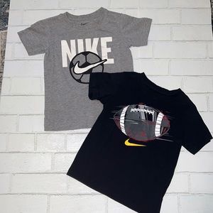 Set of Nike Cotton Athletic Tees - Size 6 - Good Condition